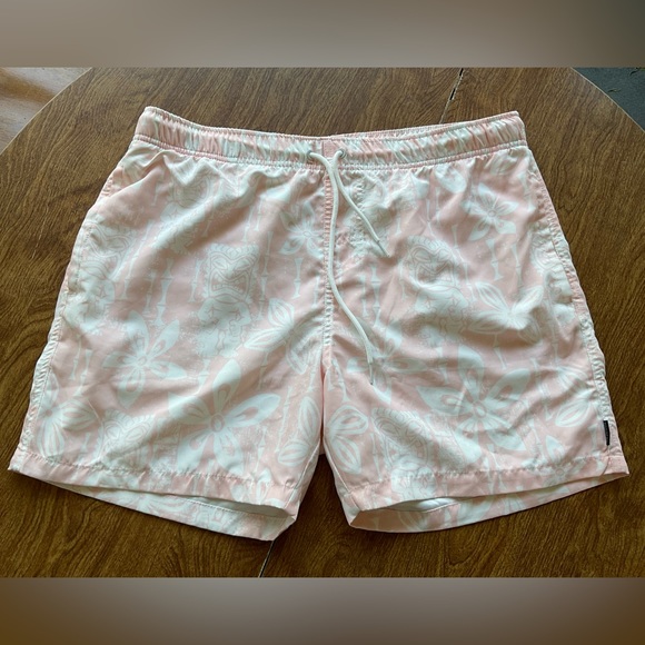 ROF Ring of Fire Swim Trunks | Shorts with Flowers pink XL - Picture 1 of 7
